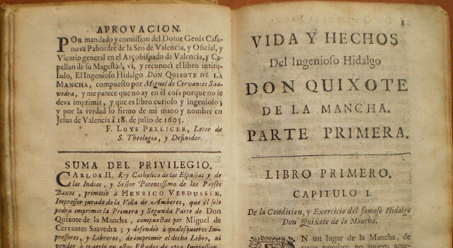 Venden una edición del Quijote de 1608 en medio millón de euros